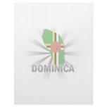 Dominica Flag Map 2.0 Custom Letterhead