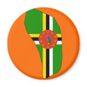 Dominica flag map magnets by FlagStore Dominica flag map magnets