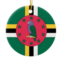 Dominica Flag Ornament