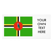 Dominica Flag photo cards by flagshirts Dominica Flag photo cards