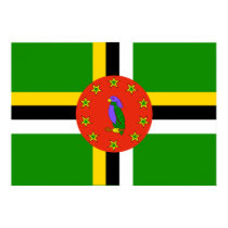 Dominica Flag posters by coolcountry Dominica Flag posters