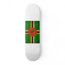 Dominica Flag Skateboard Deck