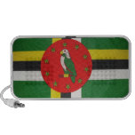 dominica flag. laptop speakers