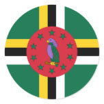 Dominica Flag Sticker
