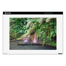 Dominica Island Decals For 15" Laptops