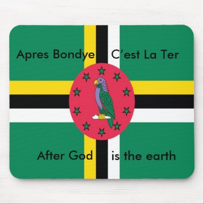 Dominica Mouse Pad by creolevibe