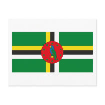 Dominica Postcard by FlagTshirts Dominica Postcard