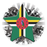 Dominica Star Stickers