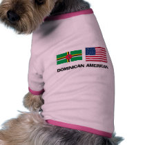 Dominican American pet clothing by flagshirt Dominican American pet clothing