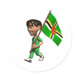 Dominican Boy Sticker