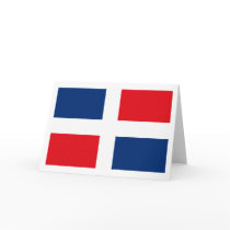Dominican Flag Greeting Card