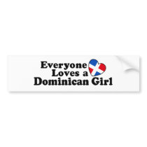 Dominican Girl bumper stickers