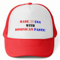 DOMINICAN PARTS hats