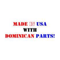 DOMINICAN PARTS t-shirts