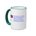 Dominican Pride w/ Flag 2-sided Ringer Mug