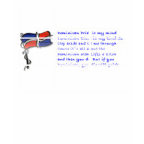 Dominican Pride w/ Flag Glazed T-Shirt