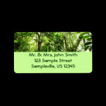 Dominican Rain Forest Return Address Label