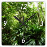 Dominican Rain Forest Wall Clock