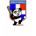 Dominican Repbulic Baseball Panda (light shirts)