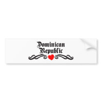 Dominican Republic Bumper Sticker
