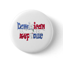 Dominican Republic Pinback Buttons