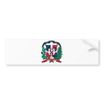 Dominican Republic coat of arms bumper stickers by demavin Dominican Republic coat of arms bumper stickers
