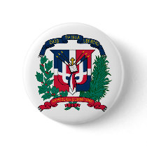 Dominican Republic coat of arms Pins