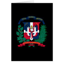 Dominican Republic Coat of Arms Greeting Card
