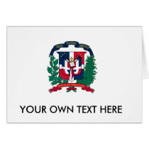 Dominican Republic Coat of Arms Greeting Cards