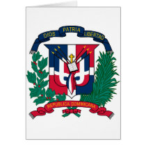 Dominican Republic coat of arms cards by demavin Dominican Republic coat of arms cards