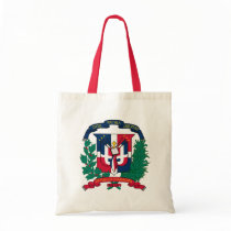 Dominican Republic Coat of Arms detail Tote Bags
