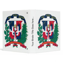 Dominican Republic Coat of Arms detail Binders
