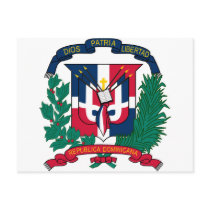 Dominican Republic Coat of arms  DO Post Cards