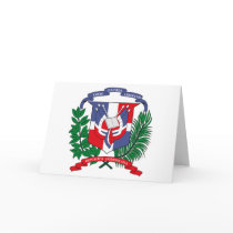 Dominican Republic Coat of Arms Greeting Card