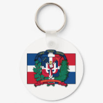 Dominican Republic Coat of Arms keychains