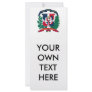 Dominican Republic Coat of Arms Rack Card Template