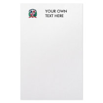 Dominican Republic Coat of Arms Customized Stationery