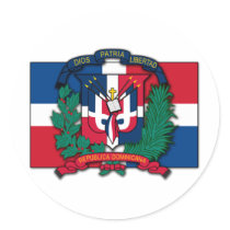 Dominican Republic Coat of Arms stickers