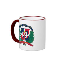 dominican republic emblem coffee mug