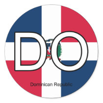 Dominican Republic Euro Sticker