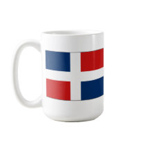 Dominican Republic Flag and Map Mug by FlagAndMap Dominican Republic Flag and Map Mug