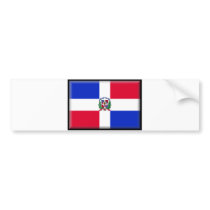 Dominican Republic Flag bumper stickers by jacinto888 Dominican Republic Flag bumper stickers