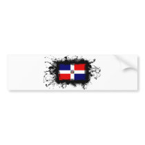 Dominican Republic Flag Bumper Stickers