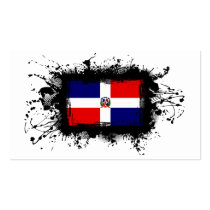 Dominican Republic Flag Business Card Template