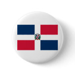 Dominican Republic Flag Buttons