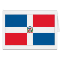 Dominican Republic Flag cards
