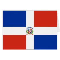 Dominican Republic Flag cards