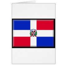 Dominican Republic Flag Card