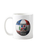 Dominican Republic Flag Covered Baseball mugs
