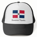 Dominican Republic Flag Design Mesh Hat